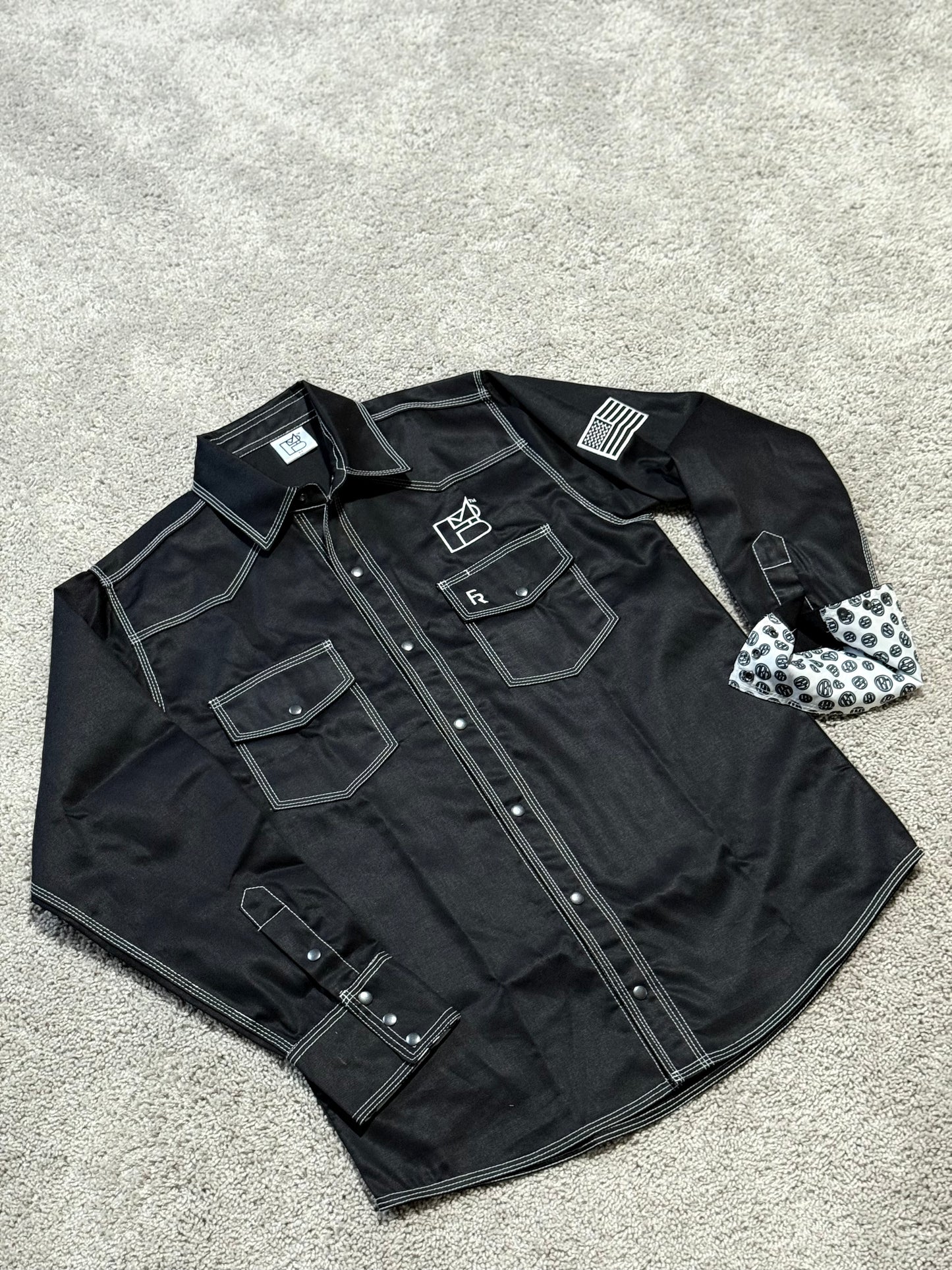DBM Black/White FR Shirt