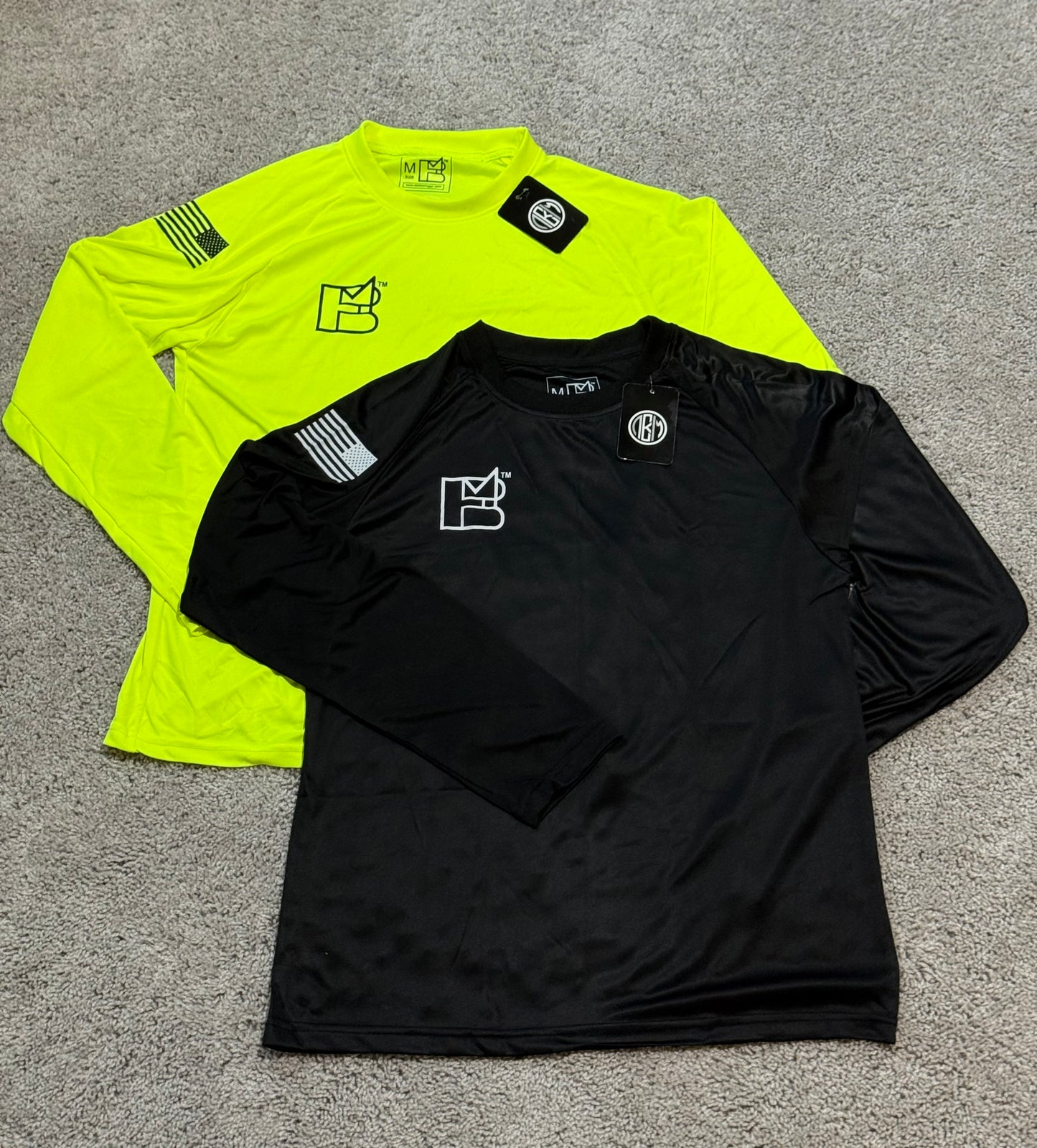 Hi Viz Long Sleeve/Black Long Sleeve Mixed Combo