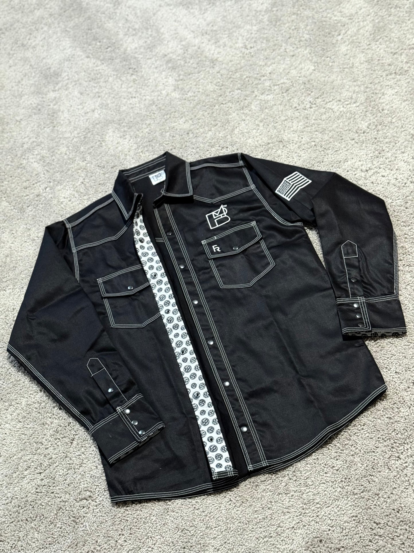 DBM Black/White FR Shirt