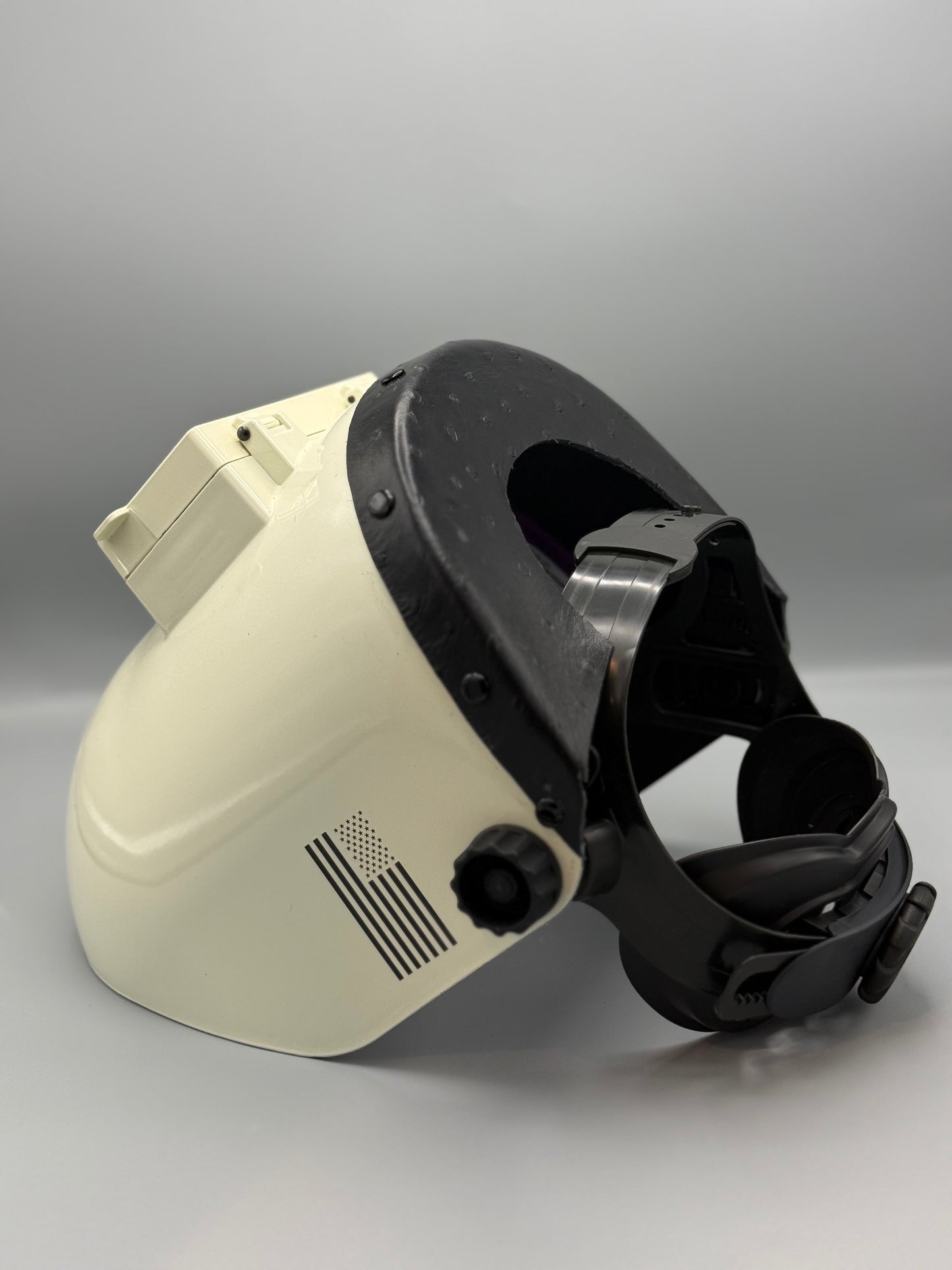 Arctic White Hood/ Black Ostrich