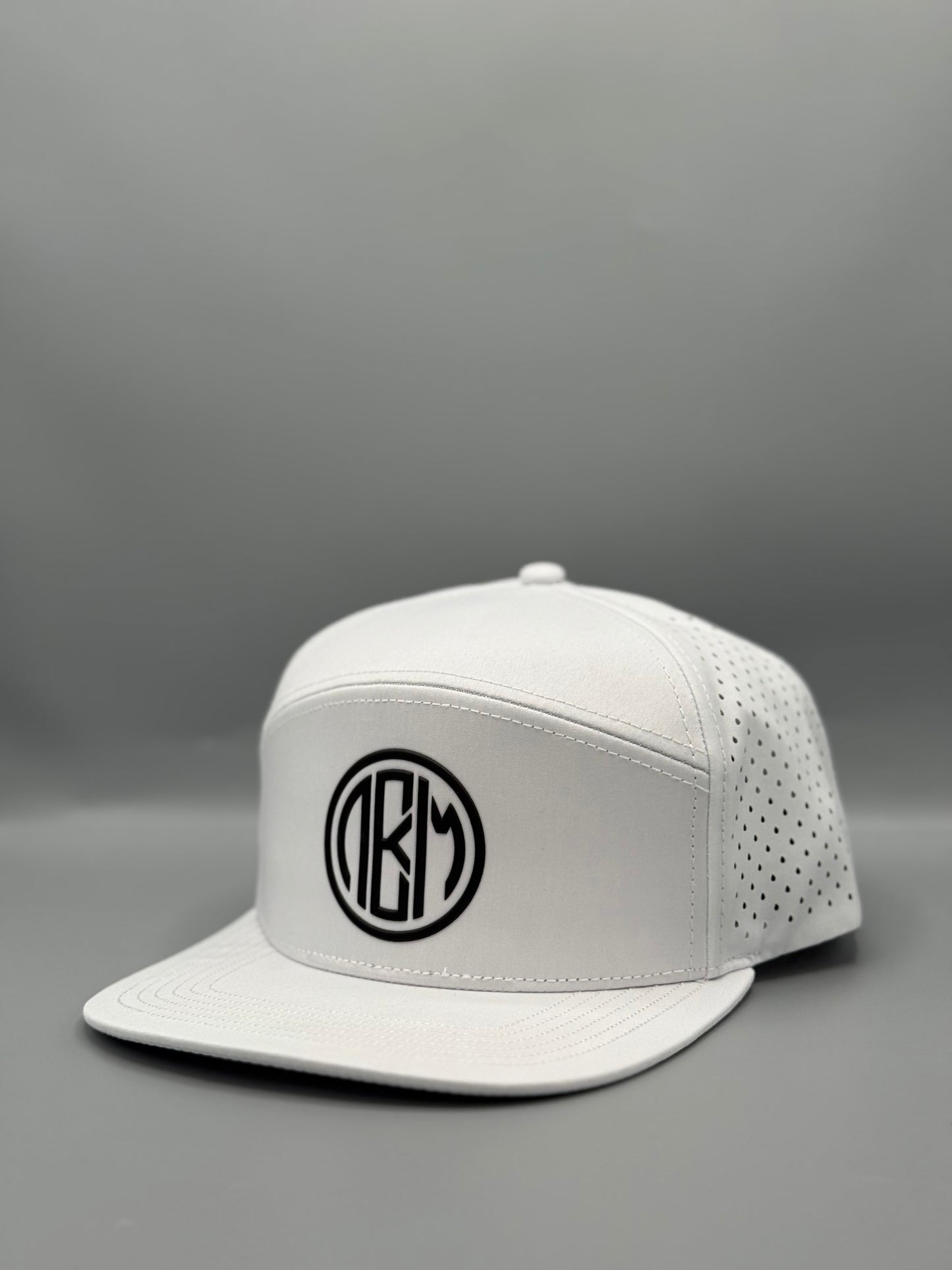 DBM White Snapback Hat