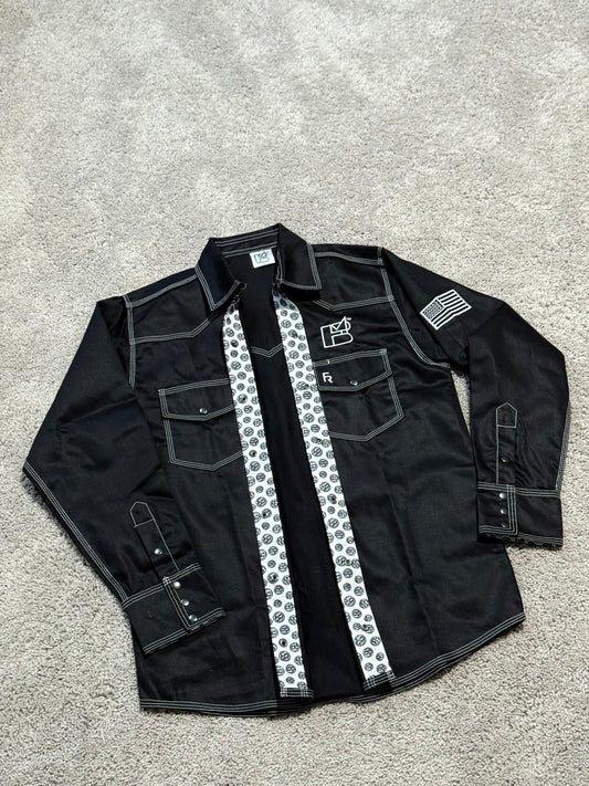 DBM Black/White FR Shirt