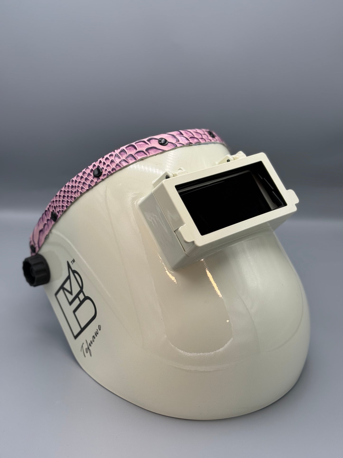 Arctic White hood/ Purple Python